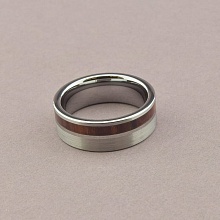 картинка Кольцо Медицинская сталь 316L (родий) от магазина Wolves