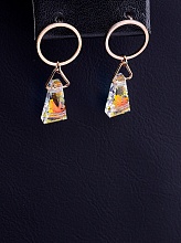 картинка Серьги 'Saiya' Фианит (позолота 18к) от магазина Wolves