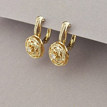 картинка Серьги 'XUPING' Фианит (позолота 18к) от магазина Wolves