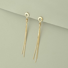 картинка Серьги 'XUPING' Фианит  (позолота 18к) от магазина Wolves