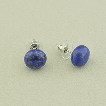 картинка Серьги Лазурит 12х12 от магазина Wolves