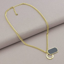 картинка Подвеска 'XUPING' Эмаль 40 см (позолота 14k (лимонная)) от магазина Wolves