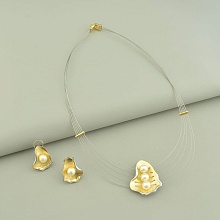 картинка Подвеска+Серьги 'Fashion' Майорка 44 см от магазина Wolves