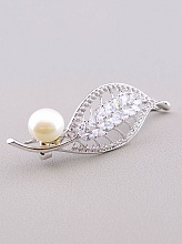 картинка Брошь Майорка Фианит (родий) от магазина Wolves