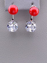 картинка Серьги Майорка 'XUPING' (родий) от магазина Wolves