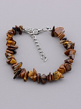 картинка Браслет Тигровый глаз на карабине от магазина Wolves