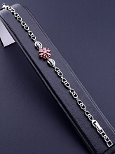 картинка Браслет 'XUPING' Фианит 17 см (родий) от магазина Wolves