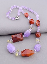 картинка Бусы Сердолик Аметрин Топаз 55 см от магазина Wolves