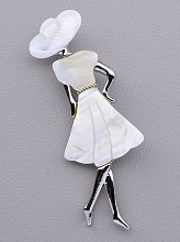 картинка Брошь Перламутр 85x30мм от магазина Wolves