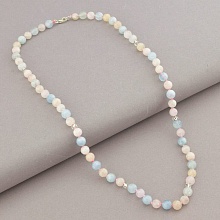 картинка Бусы 'SUNSTONES' Морганит Бисер 45 см от магазина Wolves