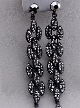 картинка Серьги 'FJ' Сrystal Бижутерный сплав19 88 г от магазина Wolves