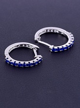 картинка Серьги 'XUPING' Фианит (родий) от магазина Wolves