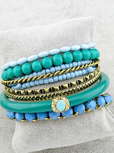 картинка Браслет Чешский хрусталь 'FJ' от магазина Wolves