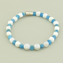 картинка Браслет 'SUNSTONES' Апатит Сапфирин Ларимар 17 см от магазина Wolves