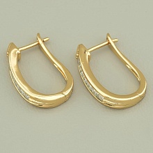 картинка Серьги 'XUPING' Фианит (позолота 18к) от магазина Wolves