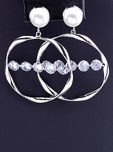 картинка Серьги 'FJ' Майорка Фианит от магазина Wolves