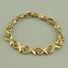 картинка Браслет 'Abella' Фианит 19 см от магазина Wolves