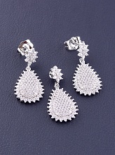 картинка Набор Фианит 'XUPING' (родий) от магазина Wolves