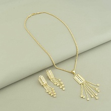 картинка Подвеска+Серьги Фианит 'Fashion' от магазина Wolves