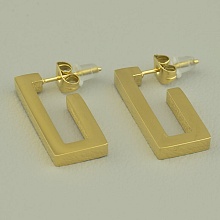 картинка Серьги 'XUPING' (позолота 18к (лимонная)) от магазина Wolves