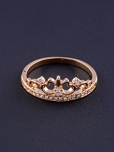 картинка Кольцо 'Big Dipper' Фианит (позолота 18к) от магазина Wolves