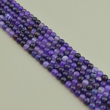 картинка Нитка Агат 36 см 6 5 мм (Без замка) от магазина Wolves