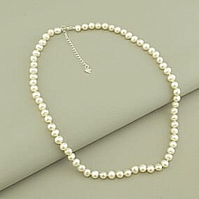 картинка Бусы 'SUNSTONES' Жемчуг Серебро(925) 43 см от магазина Wolves