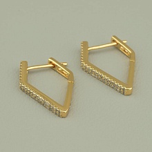 картинка Серьги 'XUPING' Фианит (позолота 18к) от магазина Wolves