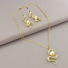 картинка Подвеска+Серьги 'Winniana' Майорка Фианит 45 см от магазина Wolves