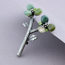 картинка Брошь Яшма Сrystal от магазина Wolves