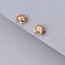 картинка Серьги 'XUPING' Фианит  (позолота 18к) от магазина Wolves