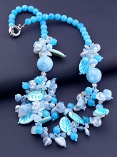 картинка Бусы Аквамарин 58 см от магазина Wolves