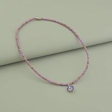 картинка Подвеска 'SUNSTONES' Фосфосидерит Swarovski 37 см от магазина Wolves