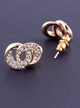 картинка Серьги Сrystal (позолота 18к) от магазина Wolves