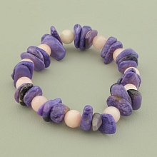 картинка Браслет 'SUNSTONES' Морганит 17 см от магазина Wolves