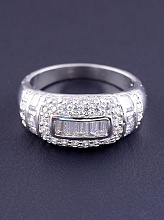 картинка Кольцо 'XUPING' Фианит  (родий) от магазина Wolves