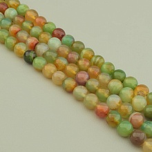 картинка Нитка Агат 37 см 10 5 мм (Без замка) от магазина Wolves