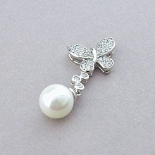 картинка Кулон 'XUPING' Майорка (родий) от магазина Wolves