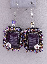 картинка Серьги 'Hand Made' Агат Бижутерный сплав10 8 г от магазина Wolves