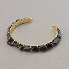 картинка Браслет 'FJ' Агат Бижутерный сплав 17 см от магазина Wolves