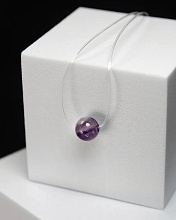 картинка Чокер невидимка с камнем Аметист от магазина Wolves