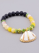 картинка Браслет Шунгит Агат 16 см от магазина Wolves