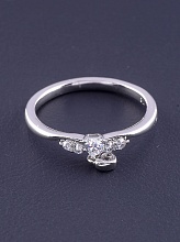 картинка Кольцо 'XUPING' Фианит (родий) от магазина Wolves