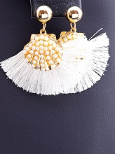 картинка Серьги Жемчуг Нитки 'FJ' от магазина Wolves