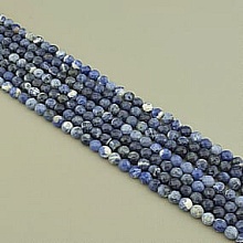 картинка Нитка Содалит 39 см 8 мм (Без замка) от магазина Wolves