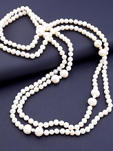 картинка Бусы 'SUNSTONES' Жемчуг  135 см от магазина Wolves