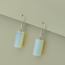 картинка Серьги Лунный камень 40х10 от магазина Wolves