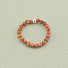 картинка Кольцо 'SUNSTONES' Золотой Песок от магазина Wolves