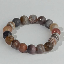 картинка Элитный Браслет из редкого Бразильского Агата на резинке от магазина Wolves