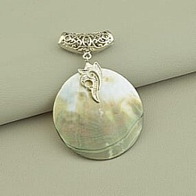 картинка Кулон Перламутр 70x50мм от магазина Wolves